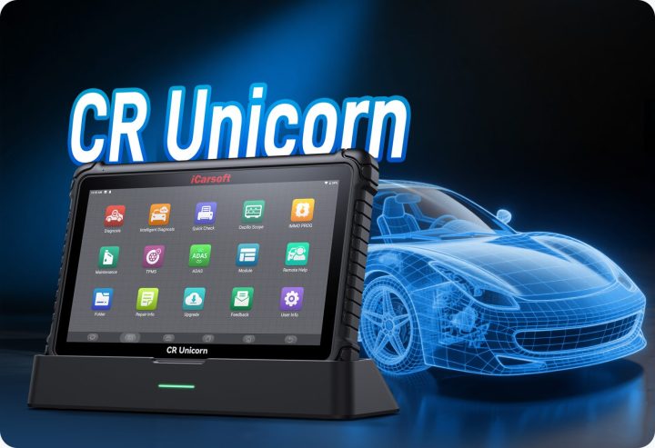 Discover the New iCarsoft CR Unicorn: OE Level 13.3 Inch Advanced Diagnostic Tablet