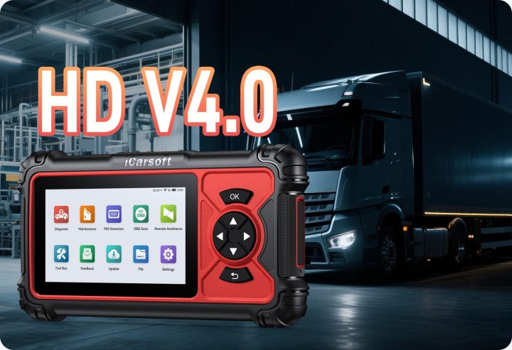 iCarsoft HD V4.0: The Ultimate Multi-System Heavy Duty Vehicle Diagnostic Tool for 2025