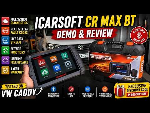 VW Caddy Owners: Master Actuator Tests & Injector Coding with CR MAX BT | Lifetime Free Updates