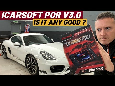 Porsche Owners Must See! UK 20M View Expert Tests: iCarsoft POR V3.0 vs 2013 Cayman Full System Diagnostics